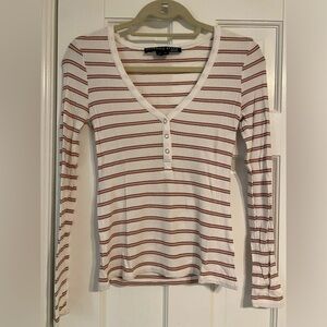 Veronica Beard long sleeve striped tshirt. Size xs. Worn once.